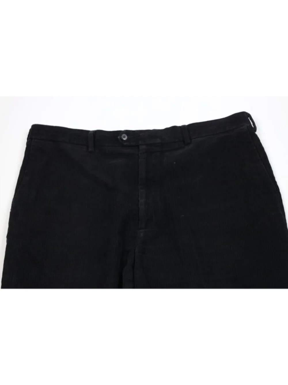 Vintage 90s Streetwear Mens 40x29 Distressed Wide Leg Corduroy Chino Pants Black